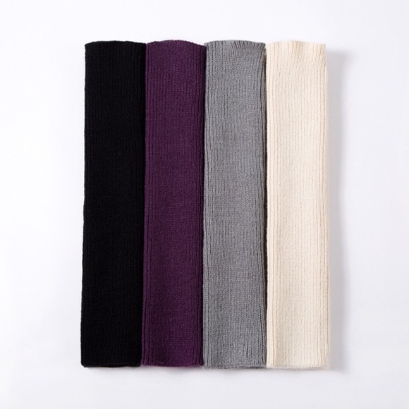 Chunky Ribbed Knit Open Heel Leg Warmers - Picture 2 of 5